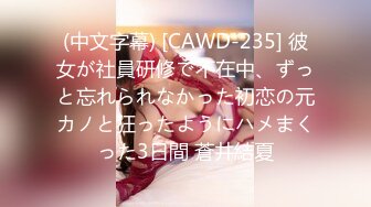 (中文字幕) [CAWD-235] 彼女が社員研修で不在中、ずっと忘れられなかった初恋の元カノと狂ったようにハメまくった3日間 蒼井結夏