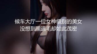 候车大厅一位女神级别的美女没想到黑逼毛却如此茂密