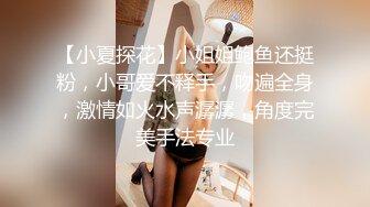 【小夏探花】小姐姐鲍鱼还挺粉，小哥爱不释手，吻遍全身，激情如火水声潺潺，角度完美手法专业